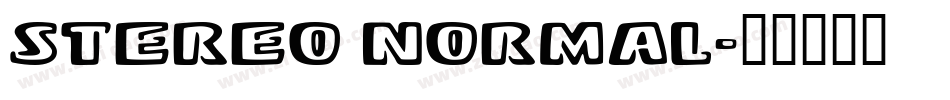 Stereo Normal字体转换